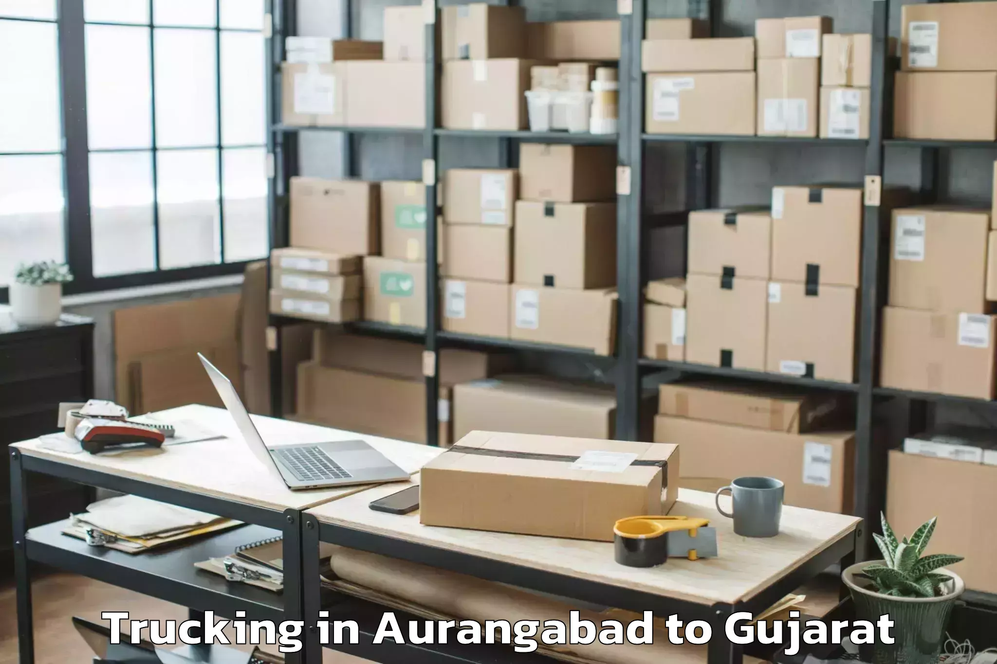 Quality Aurangabad to Garbada Trucking